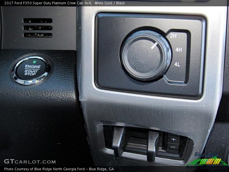 White Gold / Black 2017 Ford F350 Super Duty Platinum Crew Cab 4x4