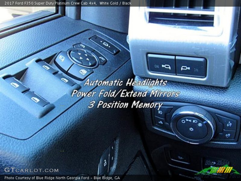 White Gold / Black 2017 Ford F350 Super Duty Platinum Crew Cab 4x4