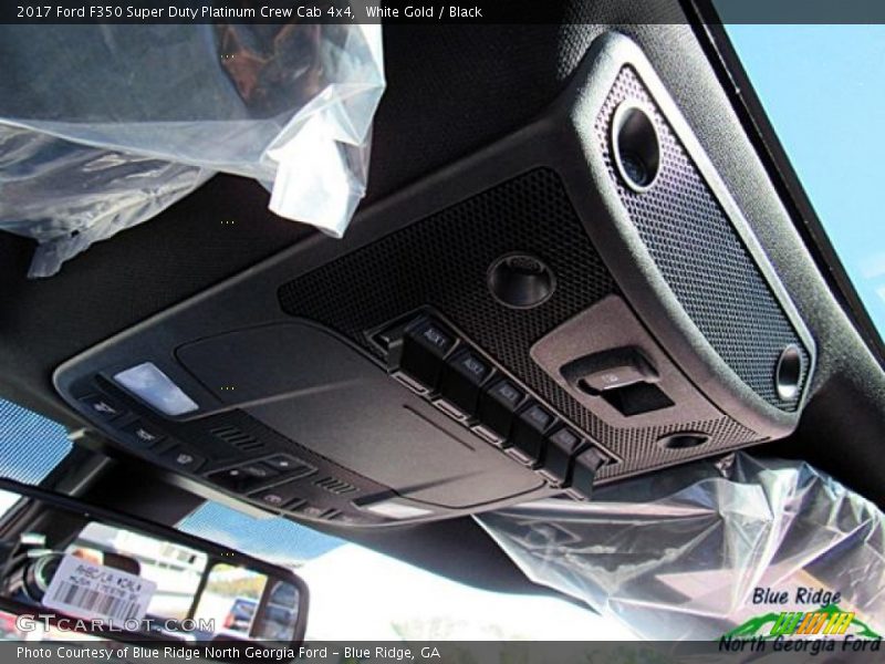 White Gold / Black 2017 Ford F350 Super Duty Platinum Crew Cab 4x4