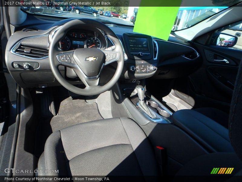Nightfall Gray Metallic / Jet Black 2017 Chevrolet Malibu LT