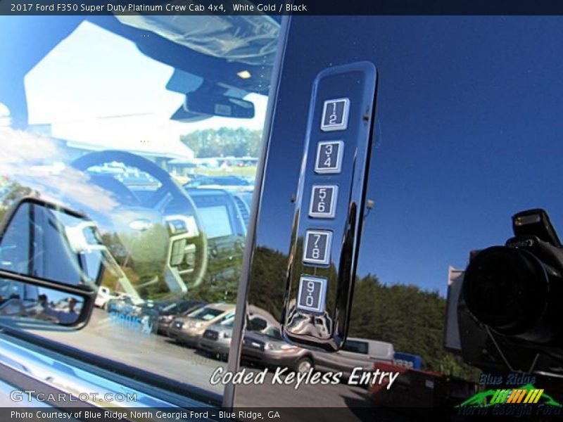 White Gold / Black 2017 Ford F350 Super Duty Platinum Crew Cab 4x4