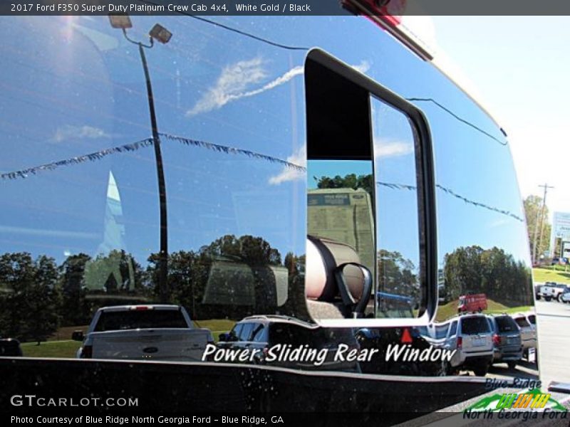 White Gold / Black 2017 Ford F350 Super Duty Platinum Crew Cab 4x4