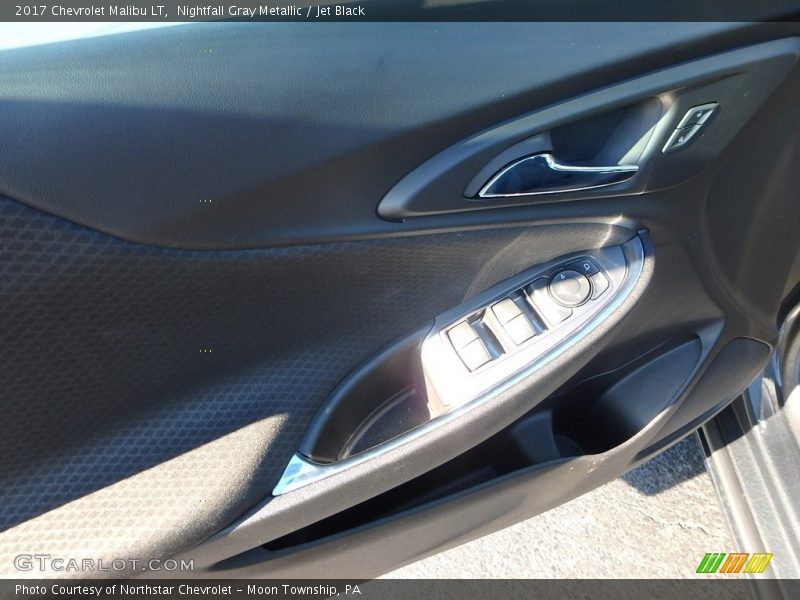 Nightfall Gray Metallic / Jet Black 2017 Chevrolet Malibu LT