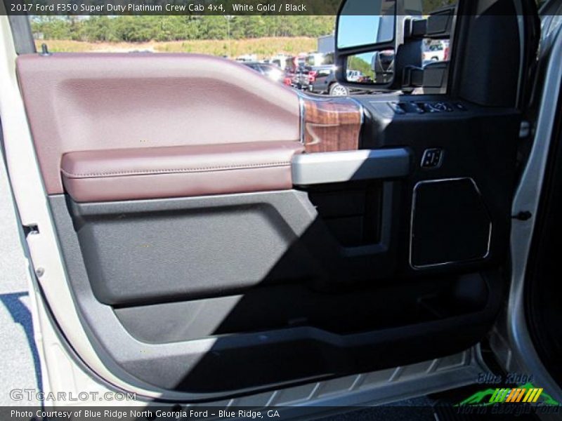 White Gold / Black 2017 Ford F350 Super Duty Platinum Crew Cab 4x4
