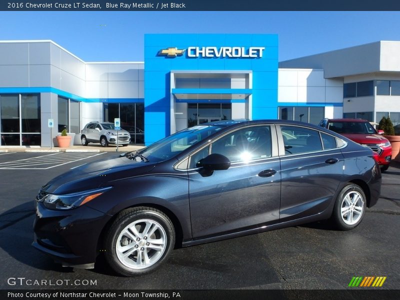 Blue Ray Metallic / Jet Black 2016 Chevrolet Cruze LT Sedan
