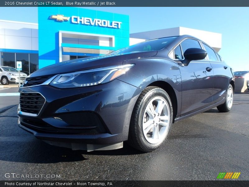 Blue Ray Metallic / Jet Black 2016 Chevrolet Cruze LT Sedan