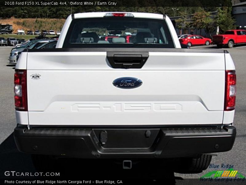 Oxford White / Earth Gray 2018 Ford F150 XL SuperCab 4x4
