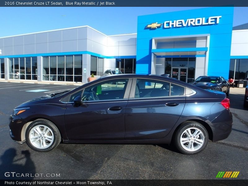 Blue Ray Metallic / Jet Black 2016 Chevrolet Cruze LT Sedan