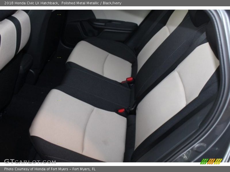 Polished Metal Metallic / Black/Ivory 2018 Honda Civic LX Hatchback