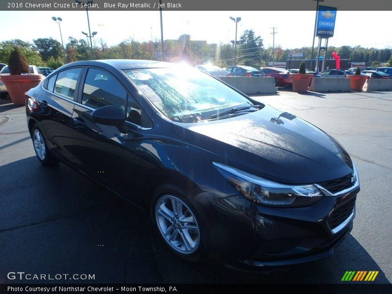Blue Ray Metallic / Jet Black 2016 Chevrolet Cruze LT Sedan