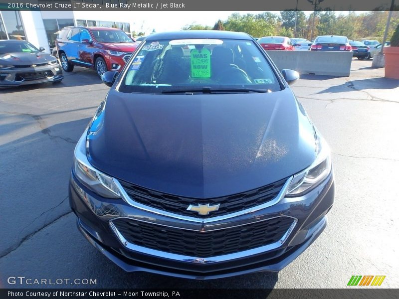 Blue Ray Metallic / Jet Black 2016 Chevrolet Cruze LT Sedan