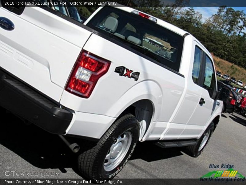 Oxford White / Earth Gray 2018 Ford F150 XL SuperCab 4x4