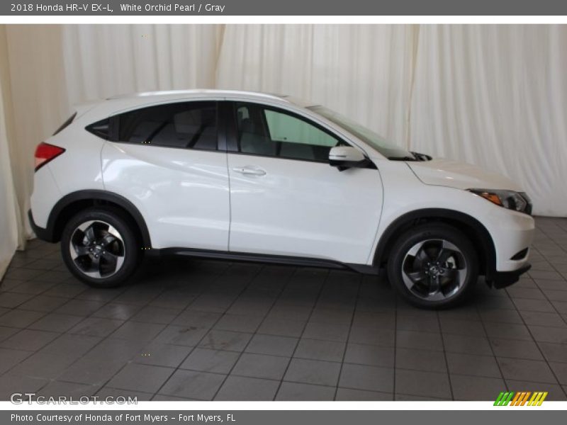 White Orchid Pearl / Gray 2018 Honda HR-V EX-L