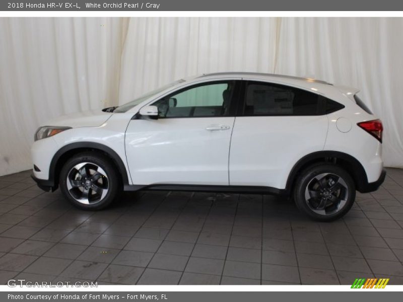 White Orchid Pearl / Gray 2018 Honda HR-V EX-L