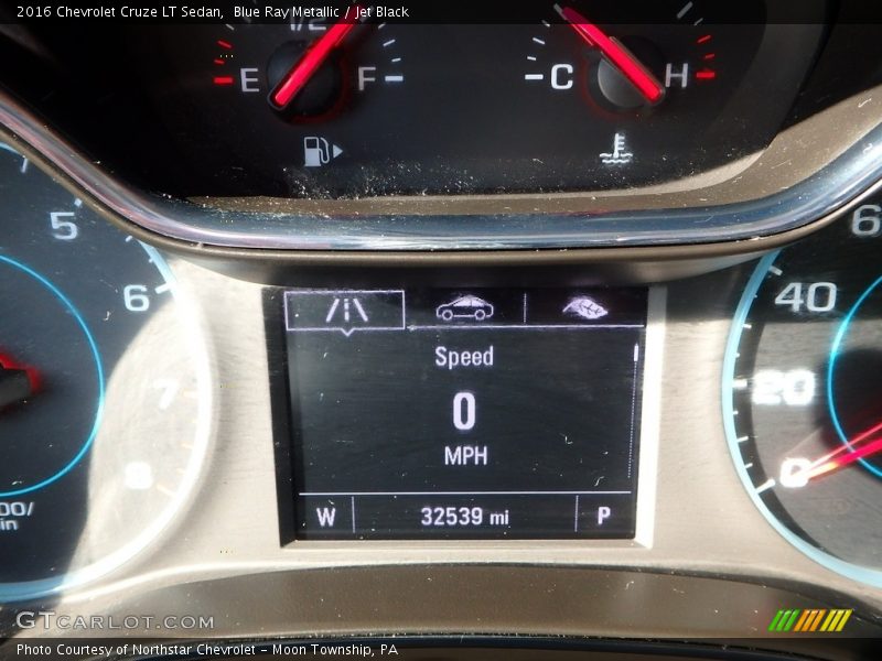 Blue Ray Metallic / Jet Black 2016 Chevrolet Cruze LT Sedan