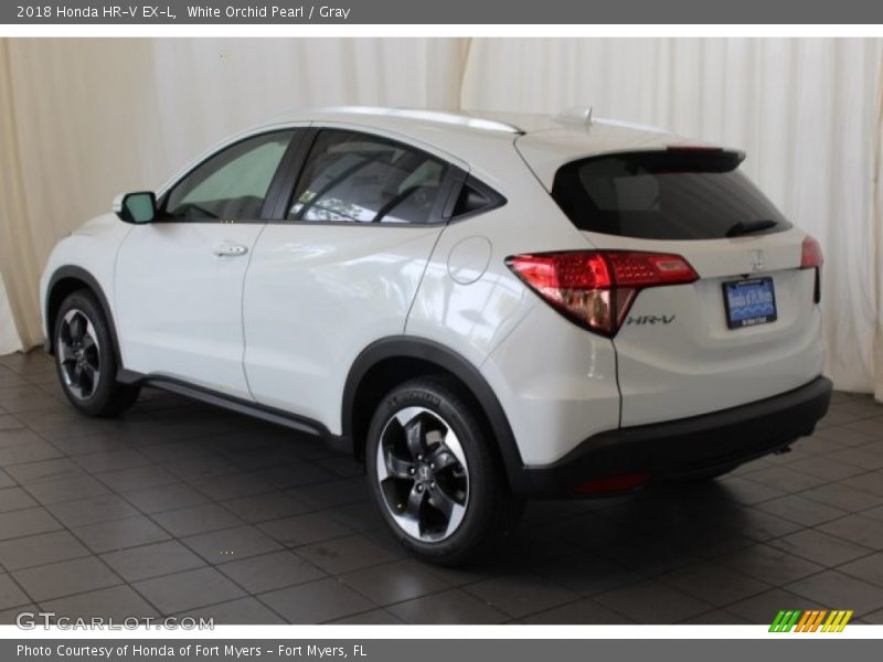 White Orchid Pearl / Gray 2018 Honda HR-V EX-L