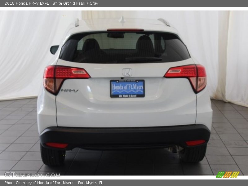 White Orchid Pearl / Gray 2018 Honda HR-V EX-L