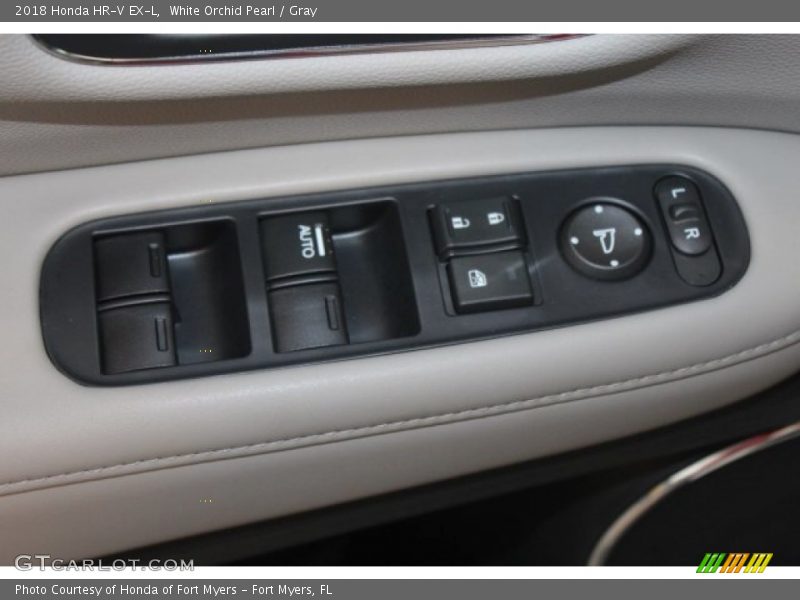 White Orchid Pearl / Gray 2018 Honda HR-V EX-L