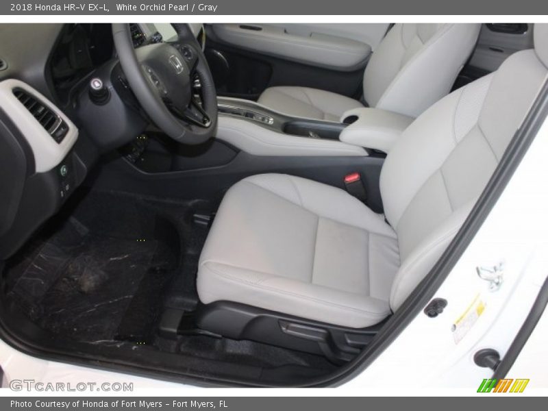 White Orchid Pearl / Gray 2018 Honda HR-V EX-L