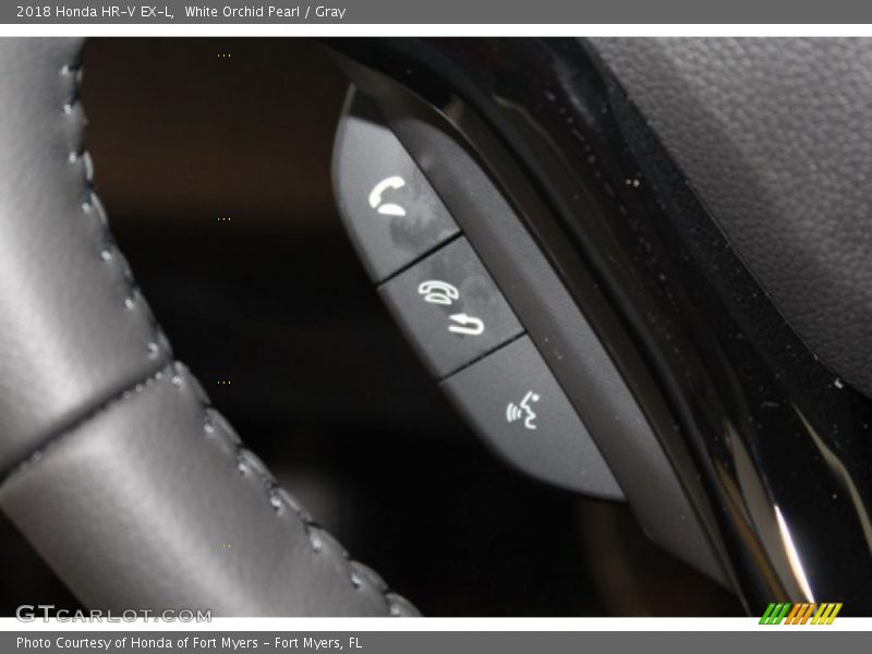 White Orchid Pearl / Gray 2018 Honda HR-V EX-L