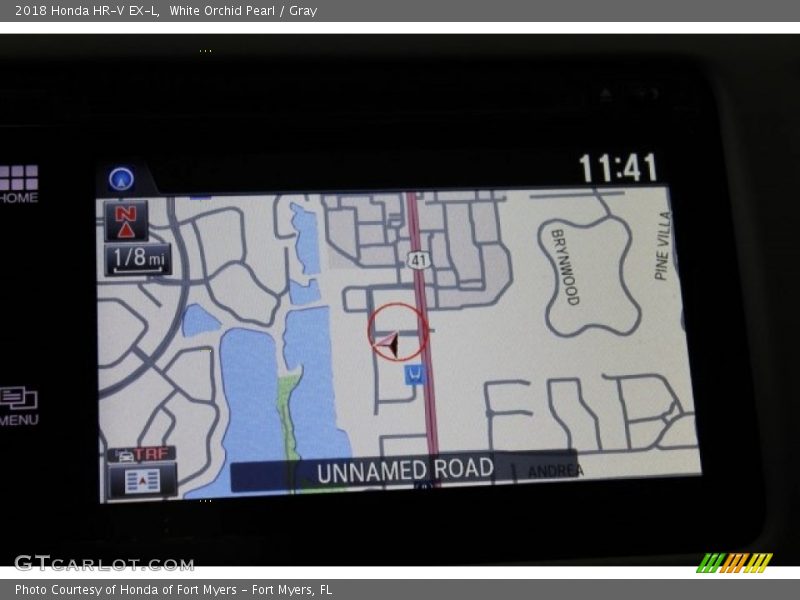 White Orchid Pearl / Gray 2018 Honda HR-V EX-L