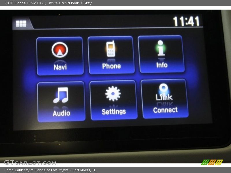 White Orchid Pearl / Gray 2018 Honda HR-V EX-L