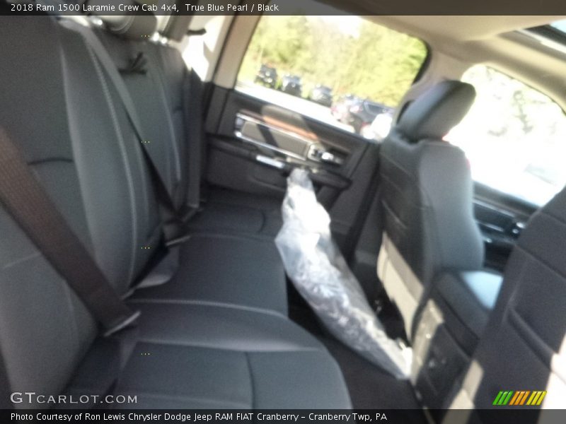 True Blue Pearl / Black 2018 Ram 1500 Laramie Crew Cab 4x4