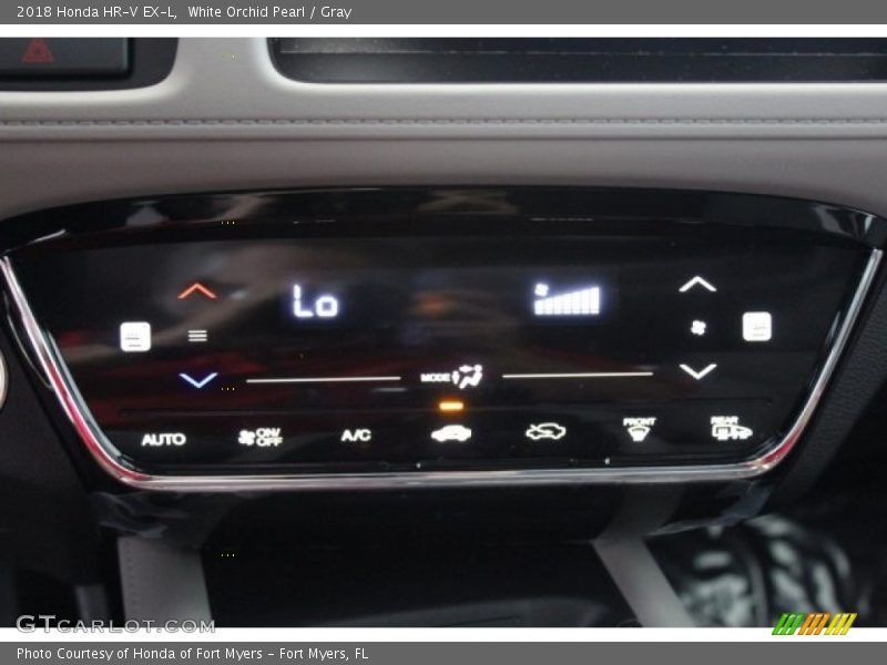 White Orchid Pearl / Gray 2018 Honda HR-V EX-L
