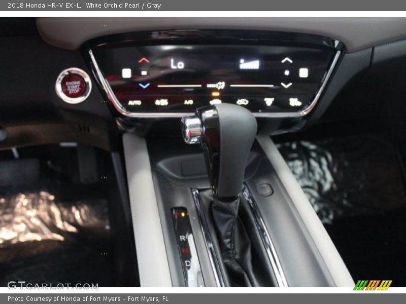 White Orchid Pearl / Gray 2018 Honda HR-V EX-L