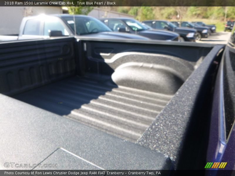 True Blue Pearl / Black 2018 Ram 1500 Laramie Crew Cab 4x4