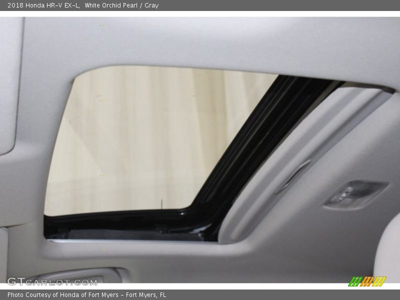 White Orchid Pearl / Gray 2018 Honda HR-V EX-L