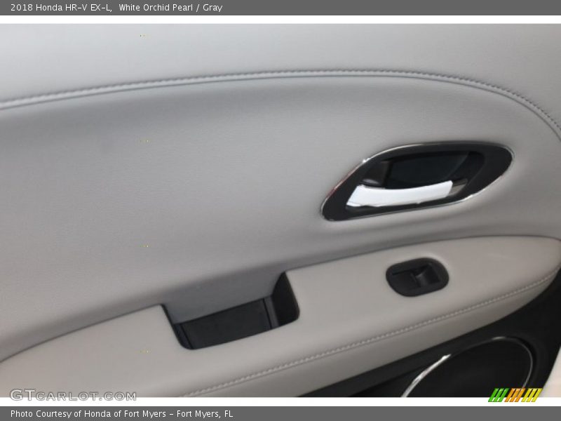 White Orchid Pearl / Gray 2018 Honda HR-V EX-L