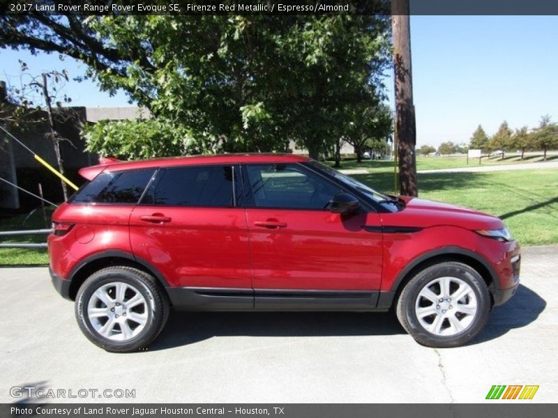 Firenze Red Metallic / Espresso/Almond 2017 Land Rover Range Rover Evoque SE