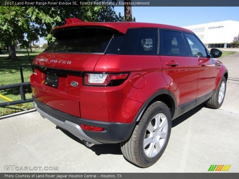 Firenze Red Metallic / Espresso/Almond 2017 Land Rover Range Rover Evoque SE