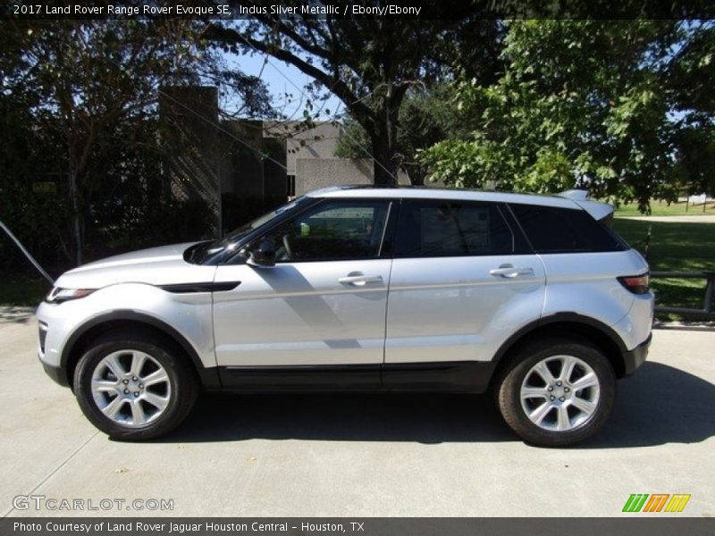 Indus Silver Metallic / Ebony/Ebony 2017 Land Rover Range Rover Evoque SE