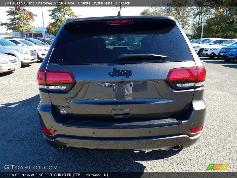 Granite Crystal Metallic / Black 2018 Jeep Grand Cherokee Altitude 4x4