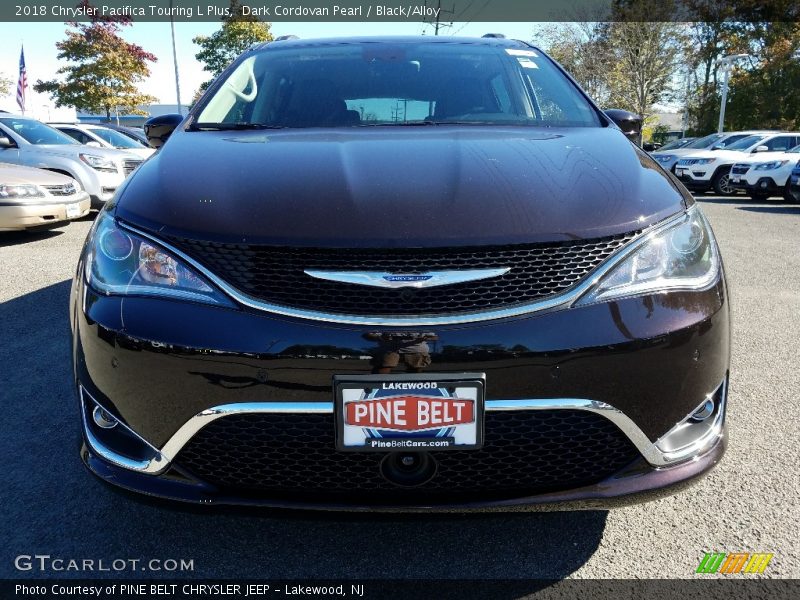 Dark Cordovan Pearl / Black/Alloy 2018 Chrysler Pacifica Touring L Plus