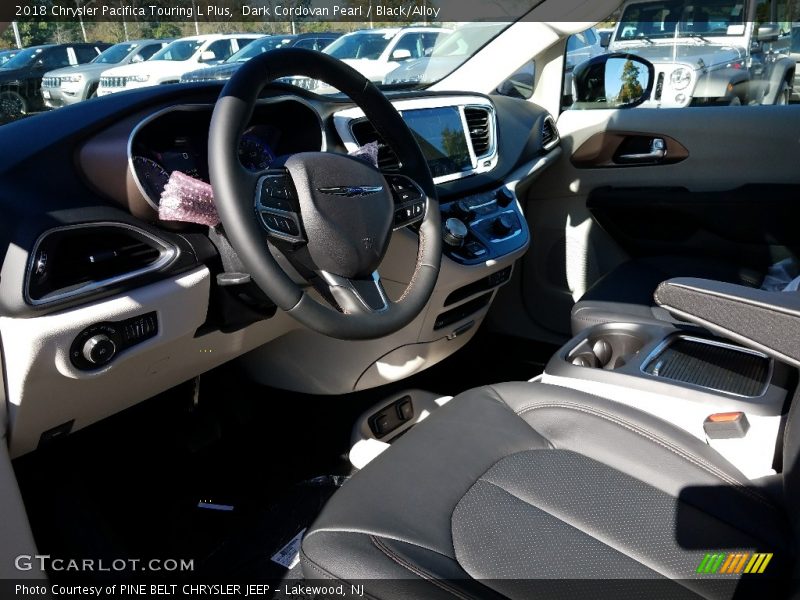 Dark Cordovan Pearl / Black/Alloy 2018 Chrysler Pacifica Touring L Plus