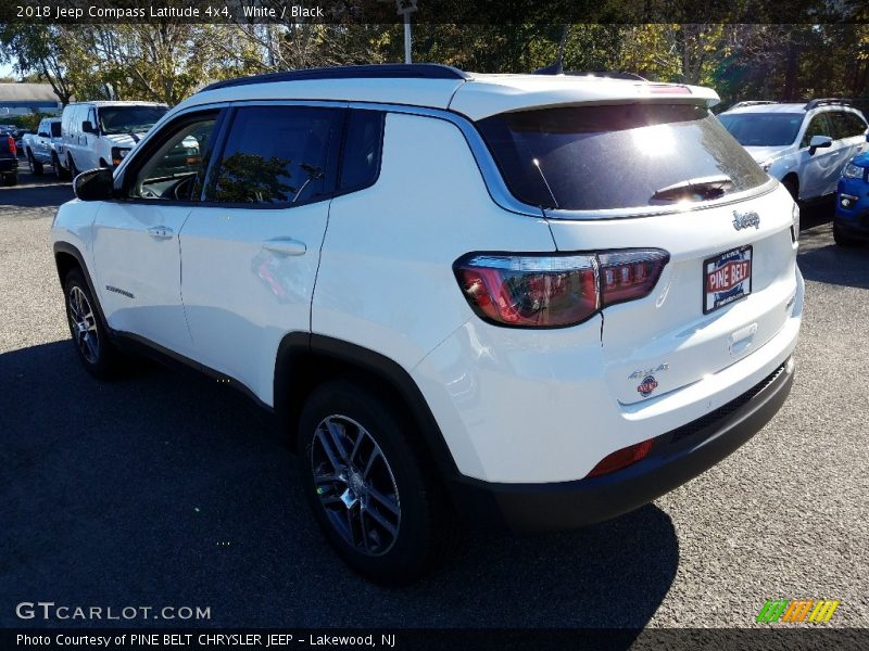 White / Black 2018 Jeep Compass Latitude 4x4