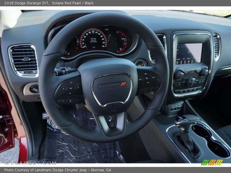 Octane Red Pearl / Black 2018 Dodge Durango SXT