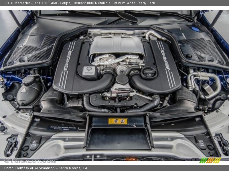  2018 C 63 AMG Coupe Engine - 4.0 Liter AMG biturbo DOHC 32-Valve VVT V8