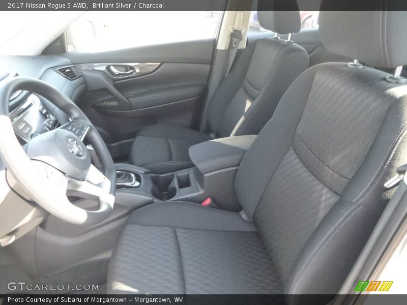 Brilliant Silver / Charcoal 2017 Nissan Rogue S AWD