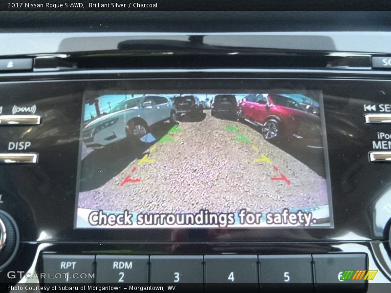 Brilliant Silver / Charcoal 2017 Nissan Rogue S AWD