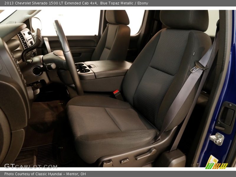 Blue Topaz Metallic / Ebony 2013 Chevrolet Silverado 1500 LT Extended Cab 4x4