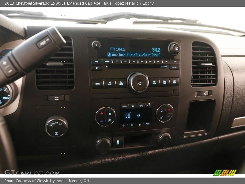 Blue Topaz Metallic / Ebony 2013 Chevrolet Silverado 1500 LT Extended Cab 4x4