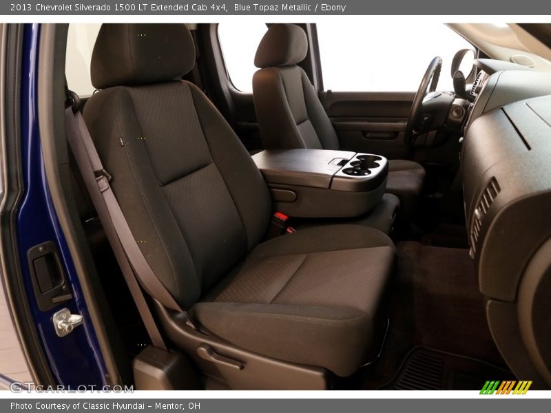 Blue Topaz Metallic / Ebony 2013 Chevrolet Silverado 1500 LT Extended Cab 4x4
