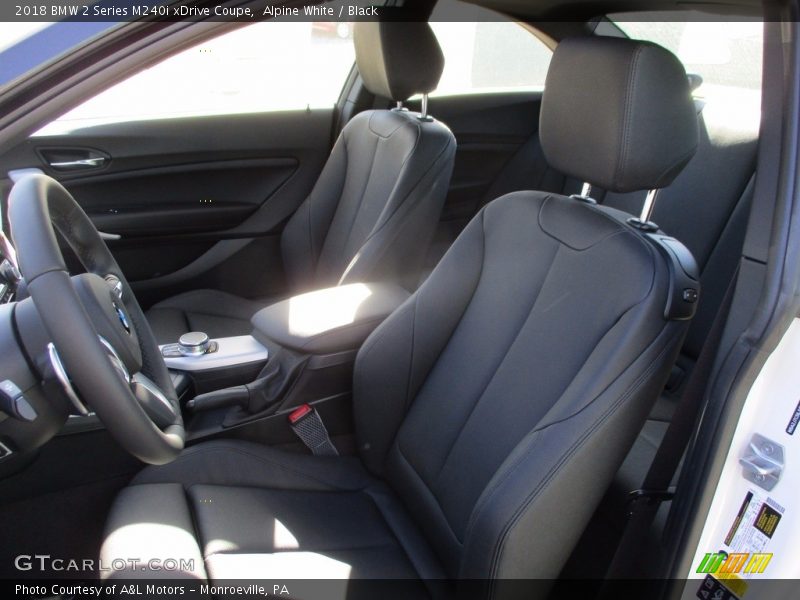 Alpine White / Black 2018 BMW 2 Series M240i xDrive Coupe