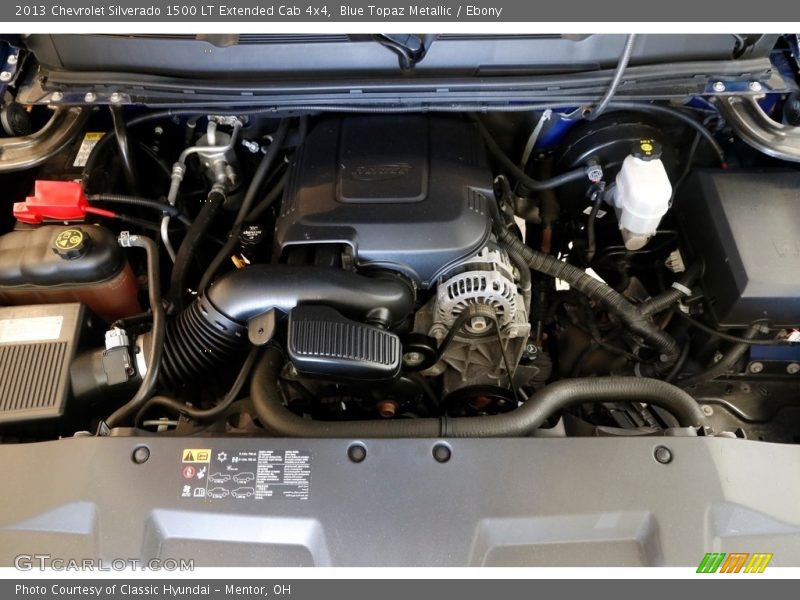 Blue Topaz Metallic / Ebony 2013 Chevrolet Silverado 1500 LT Extended Cab 4x4