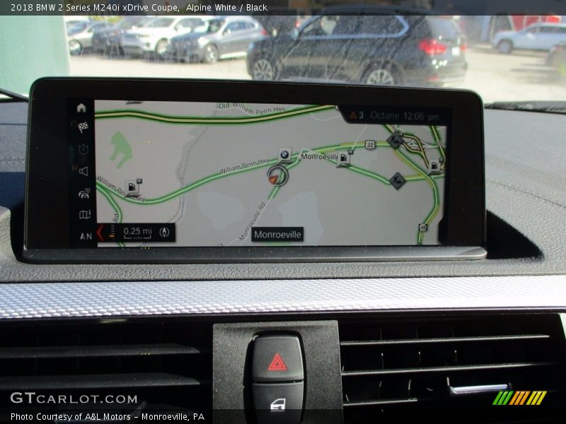 Alpine White / Black 2018 BMW 2 Series M240i xDrive Coupe