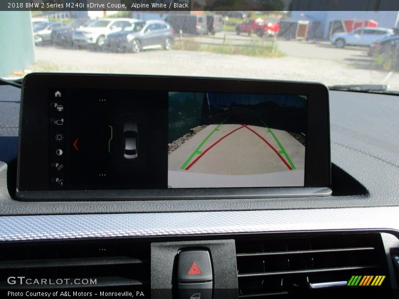 Alpine White / Black 2018 BMW 2 Series M240i xDrive Coupe